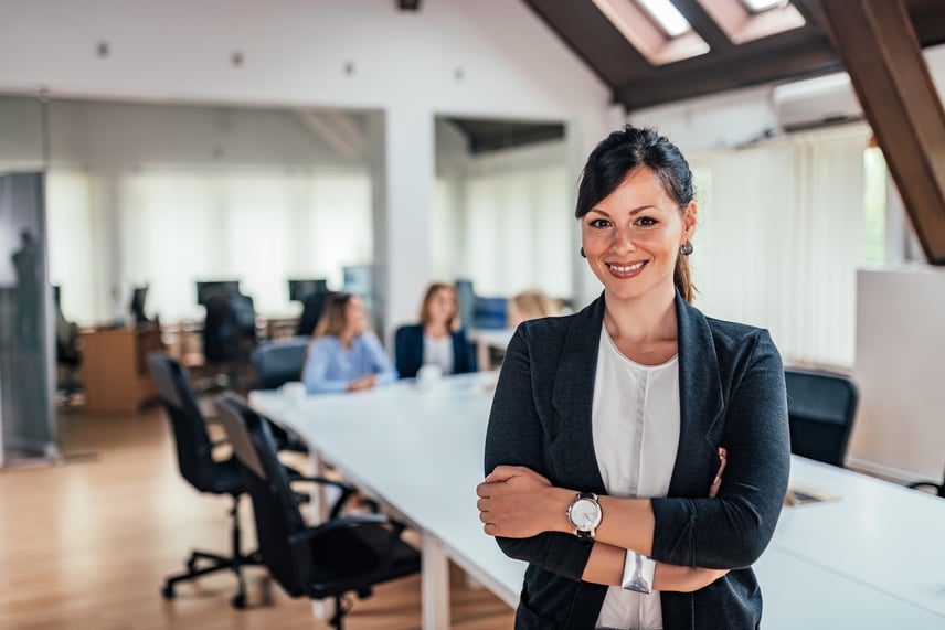 Portrait of a female business leader