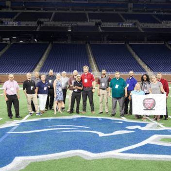 MASMA Connections Trip Attendees Visit Detroit Lions