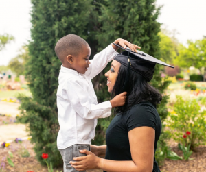 Ja'nea Williams and her son