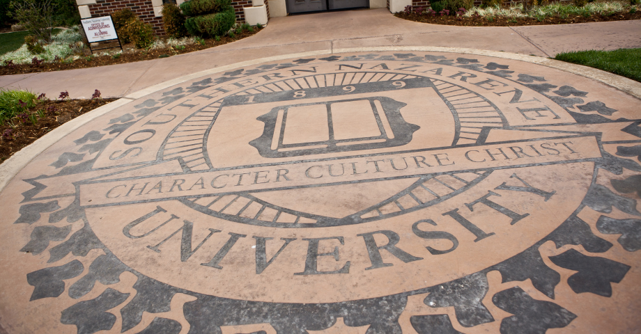 SNU's Emblem on Campus in Bethany, OK