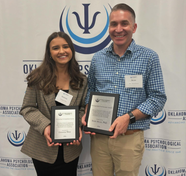 SNU Student Gemma Weir and Professor Dr. Scott Secor